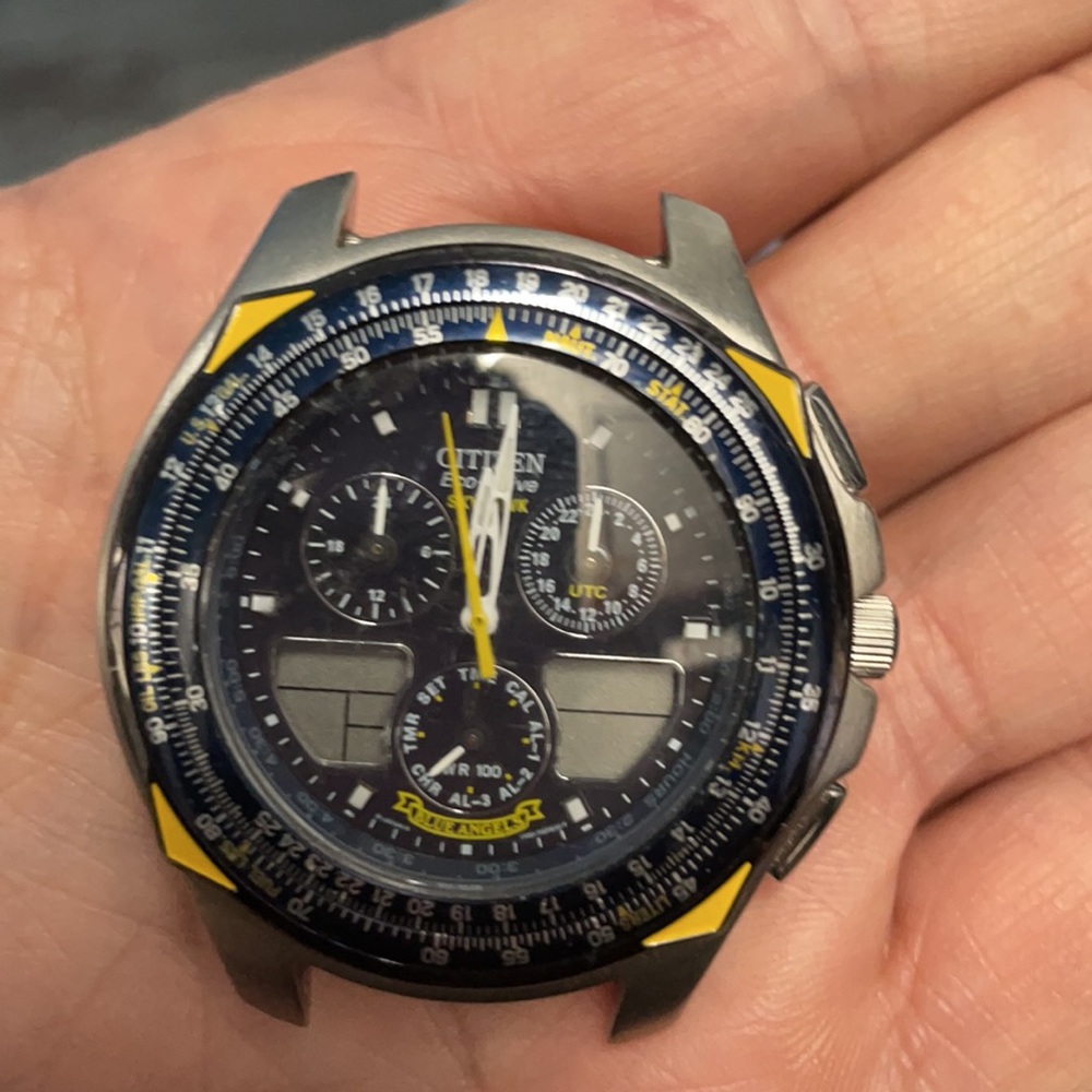 Citizens Blue Angel watch face